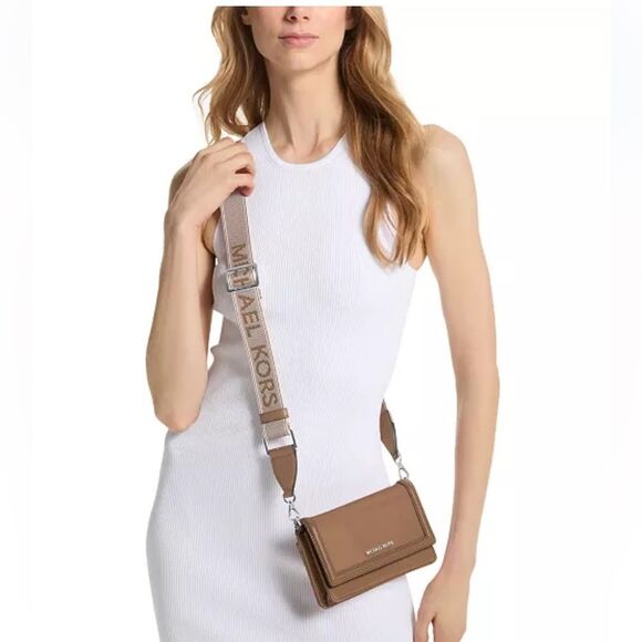 Michael Kors Women's Jet Set Small Nylon Smartphone Crossbody Bag - Picture 6 of 16